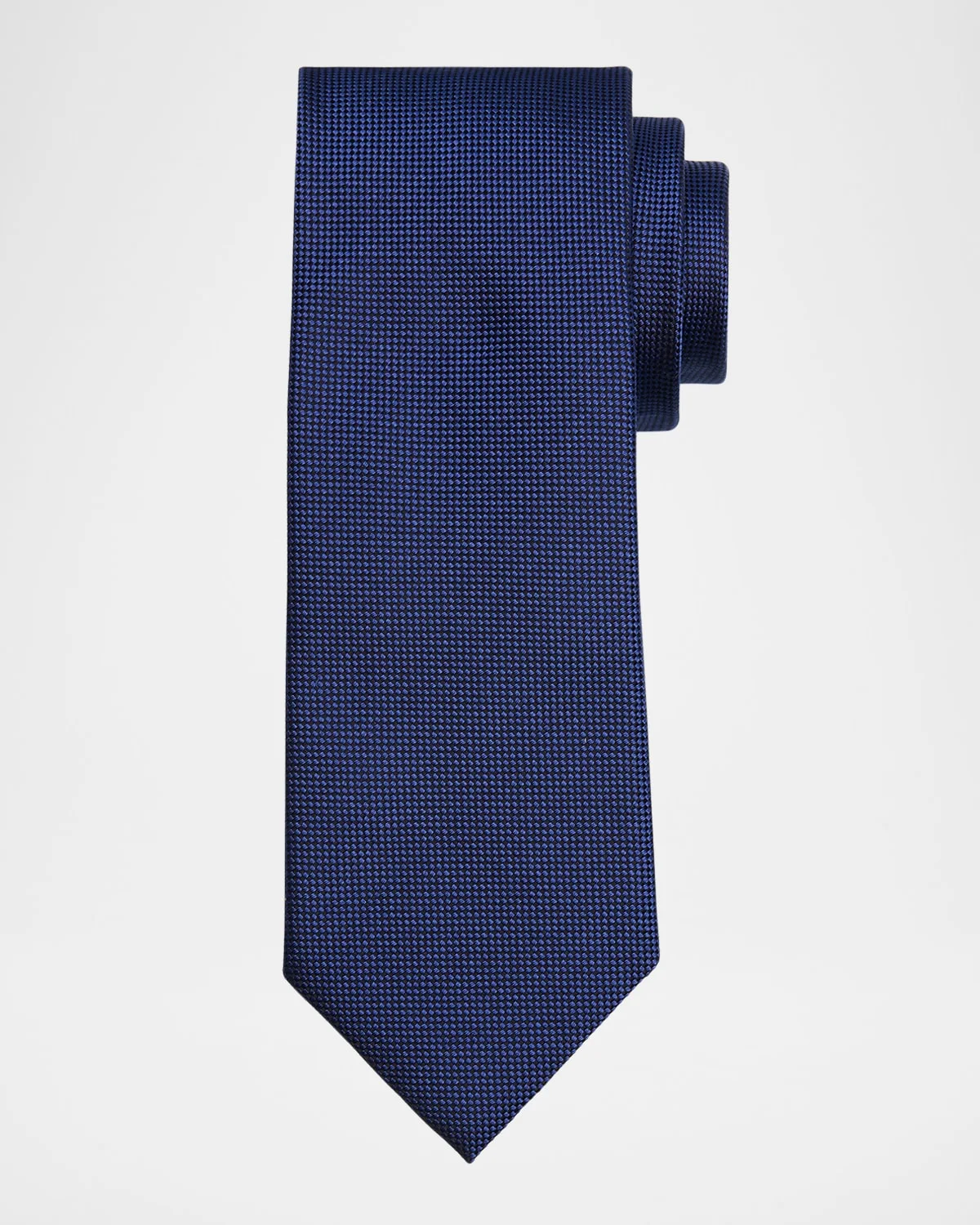 Men's Tic-Weave Silk Tie - 1