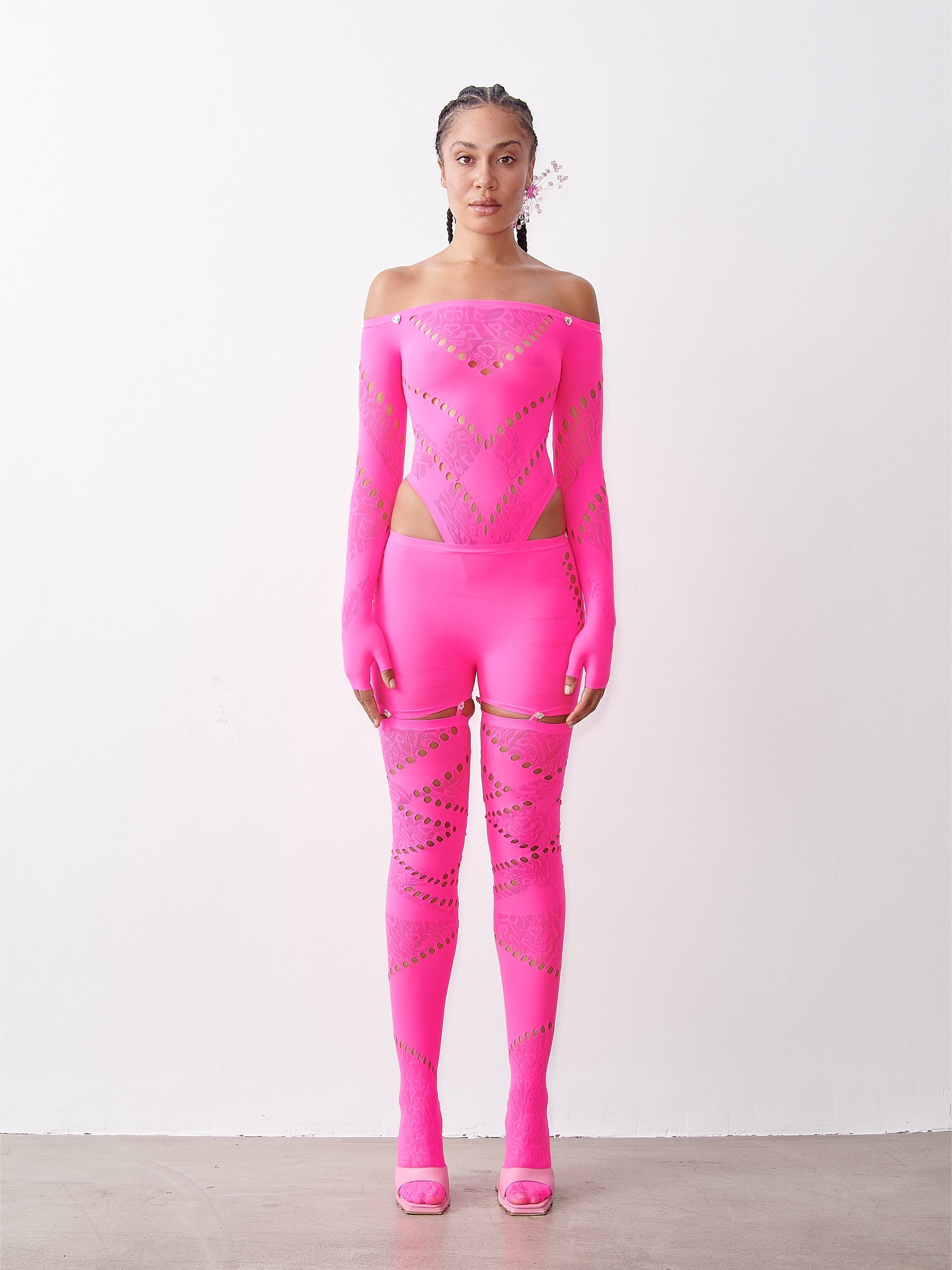 SLOANE LEGGINGS SHOCKING PINK - 2