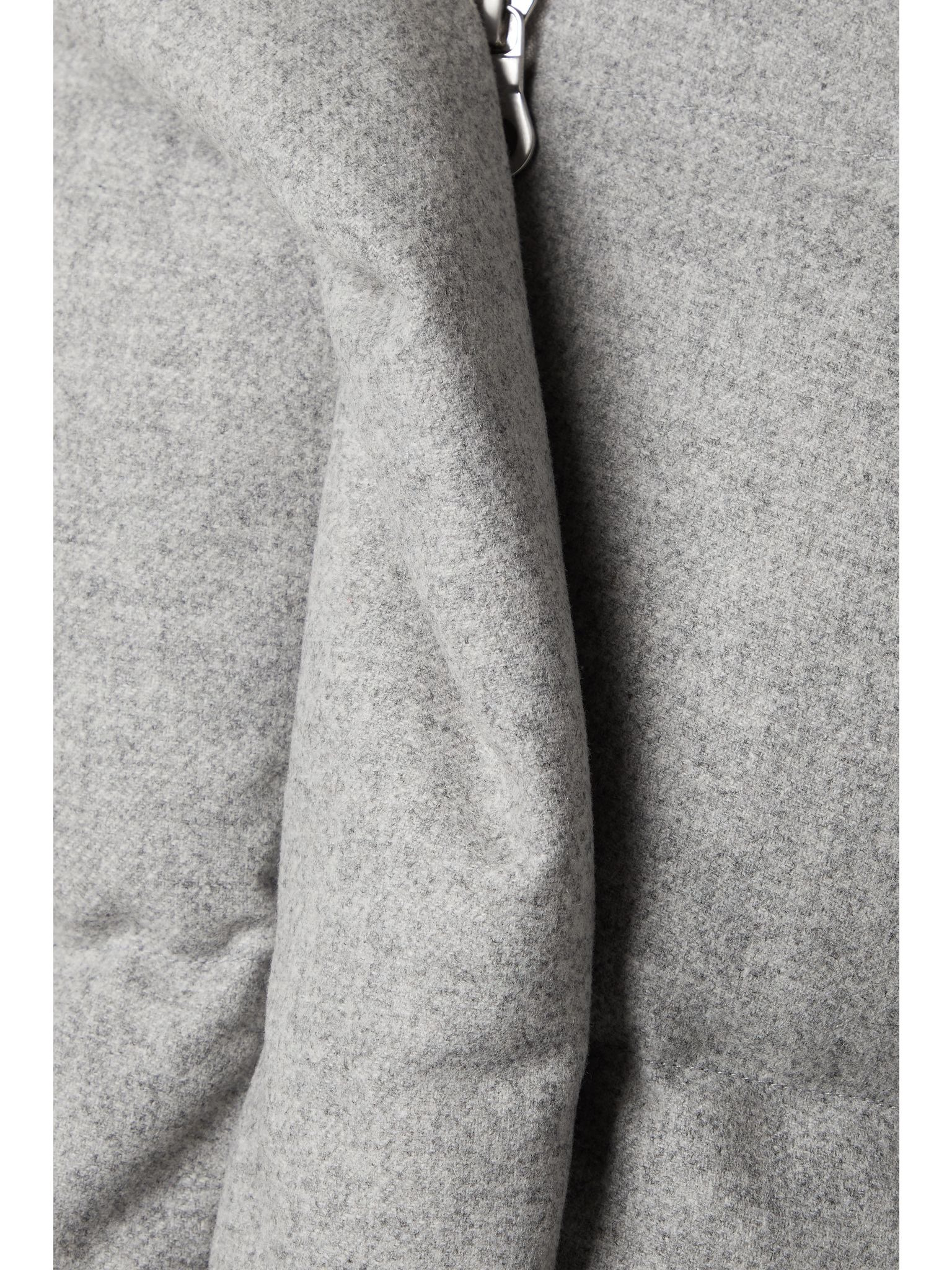 Aomori hooded quilted down ski jacket Gray - 4