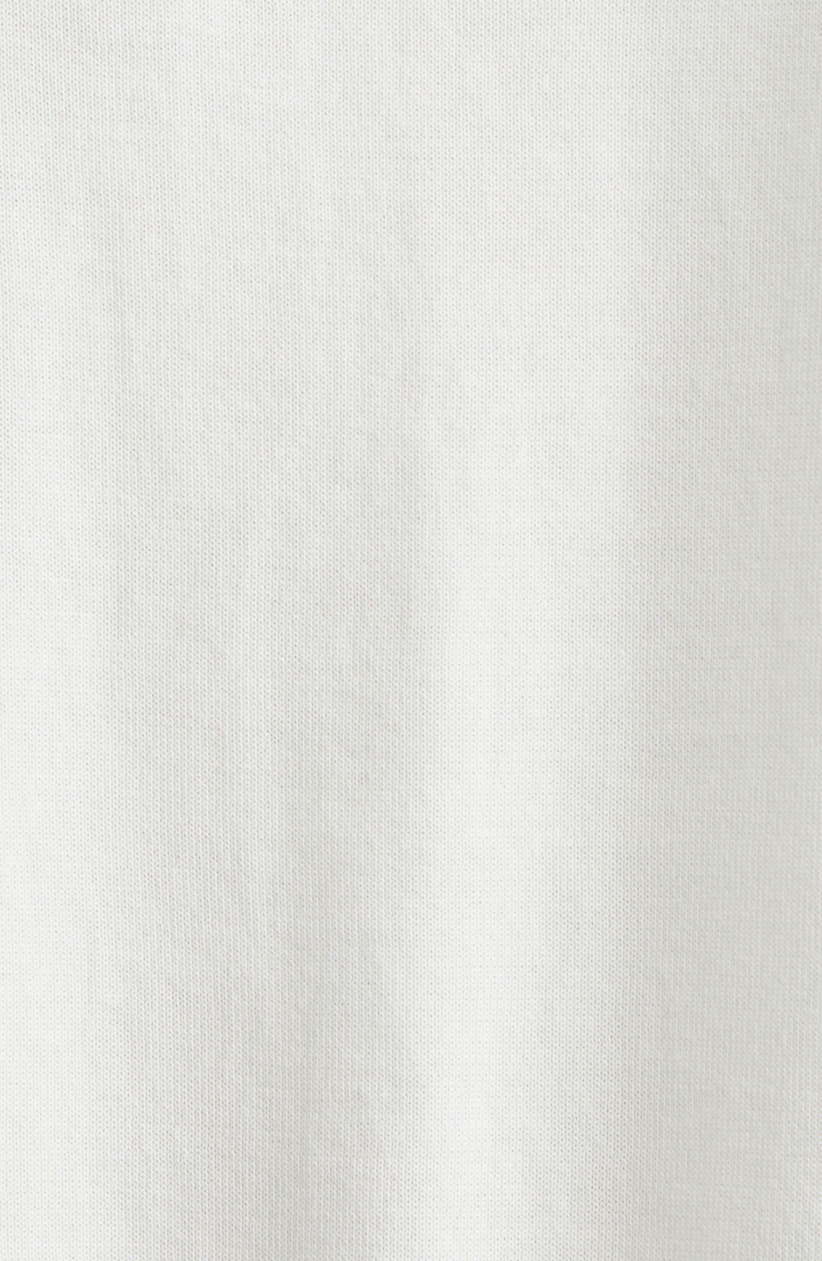 Thom Browne Fun-Mix Feather Intarsia Cashmere Polo in Light Blue at Nordstrom - 7