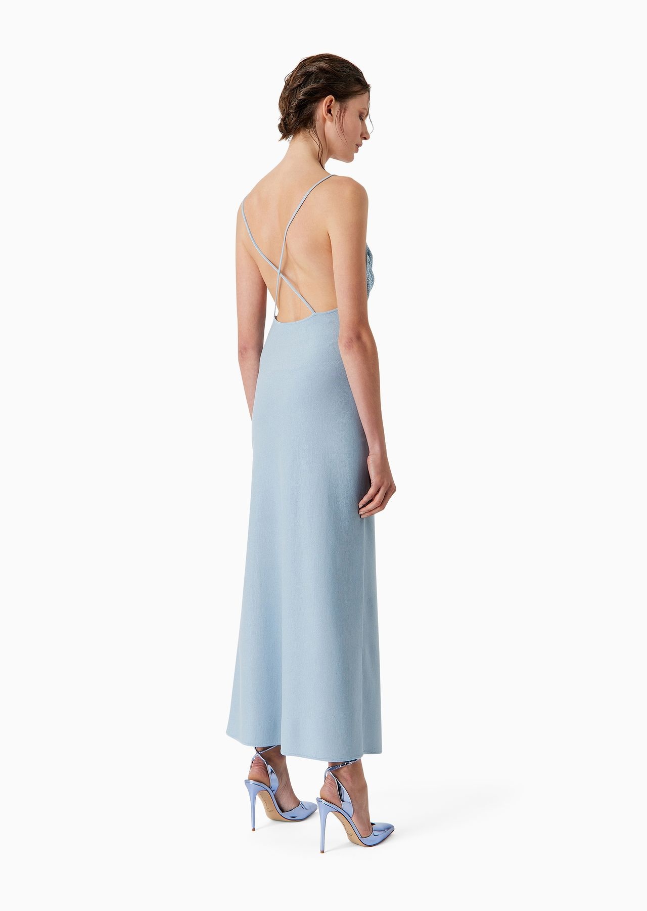 Bonded-viscose long dress - 3