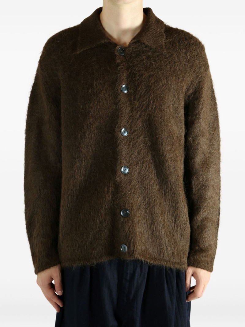 The Elder Statesman Thistle spread-collar shirt outlook