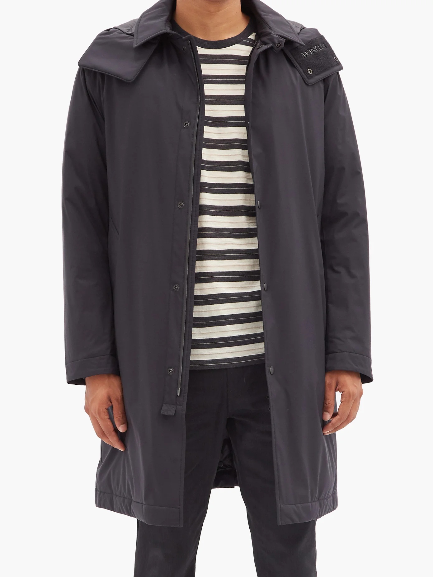 High-neck padded hooded parka - 2