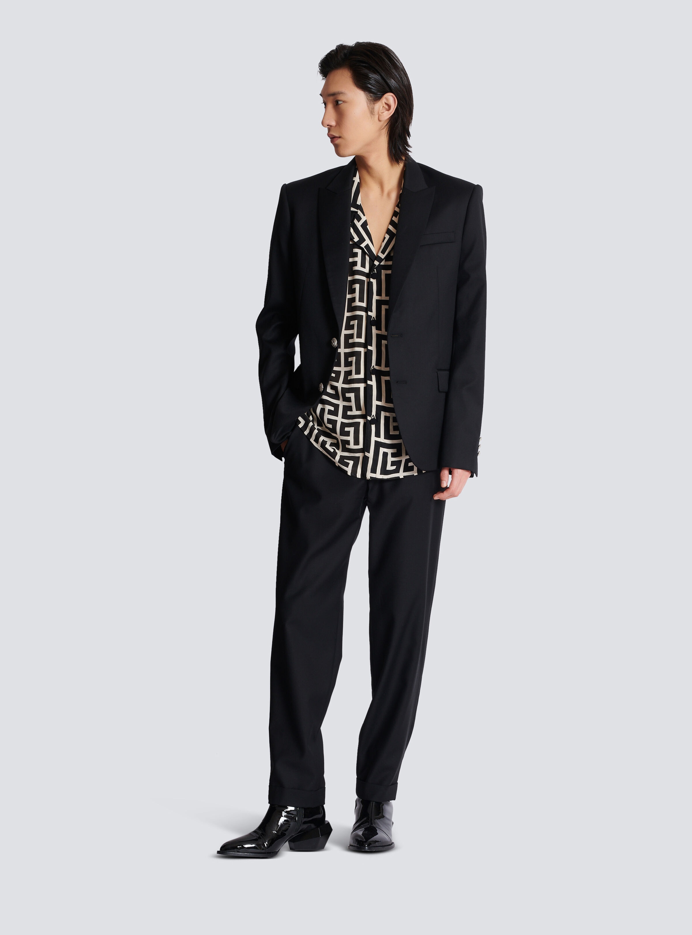2-button wool jacket - 2
