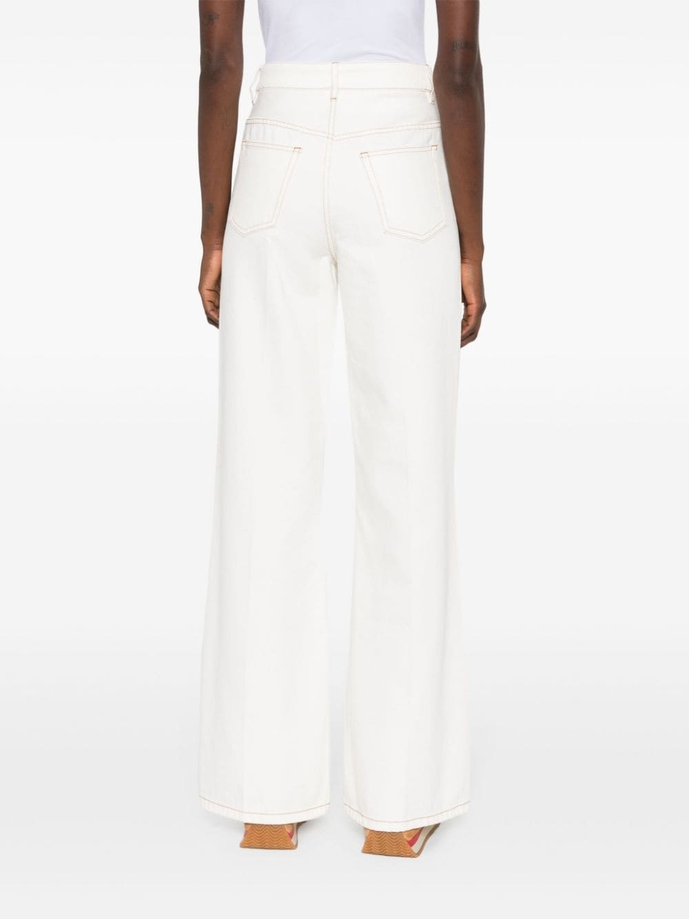 Clinteau high-rise wide-leg jeans - 4
