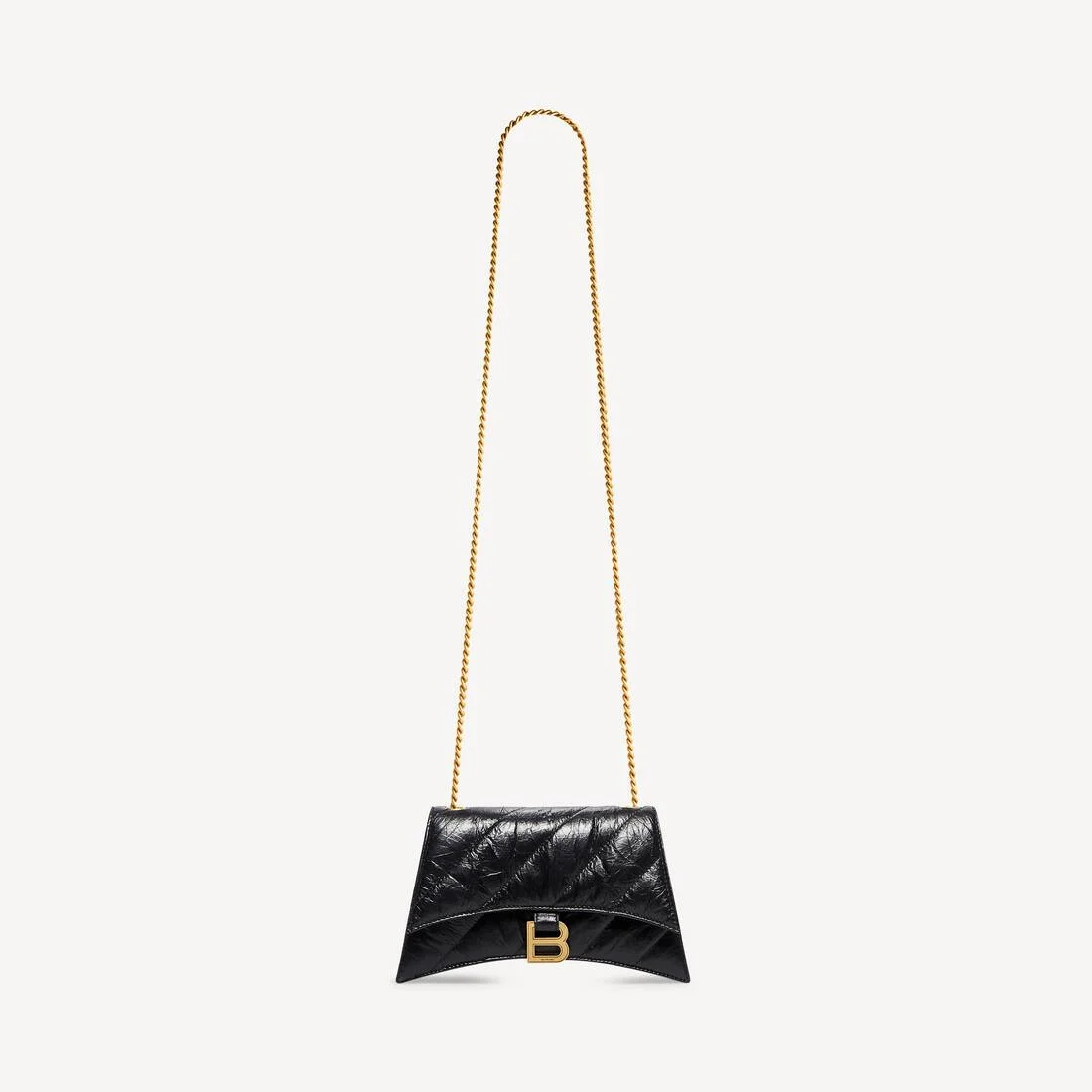 Women's Crush Xs Chain Bag Quilted in Black - 1