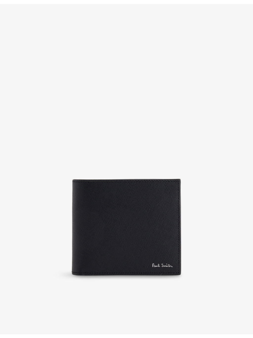 Billfold Foiled-Branding Leather Wallet - 1