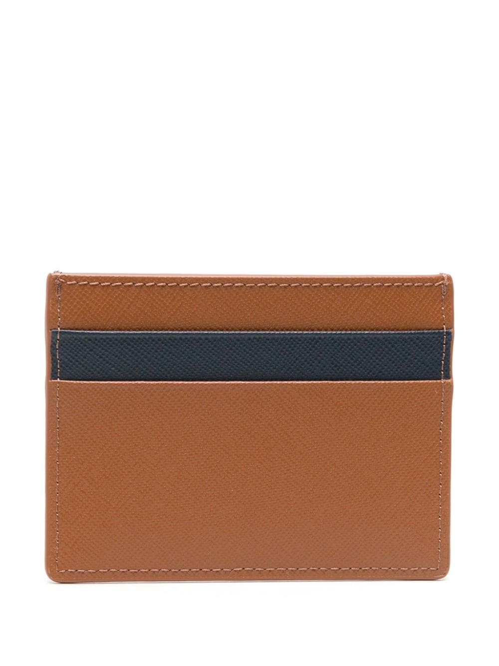 logo-debossed leather cardholder - 2