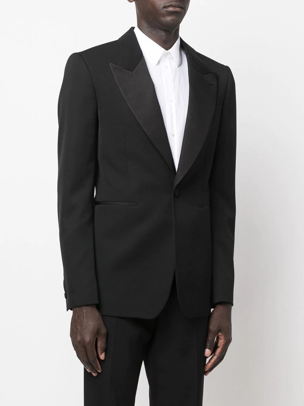 tailored single-breasted suit jacket - 3