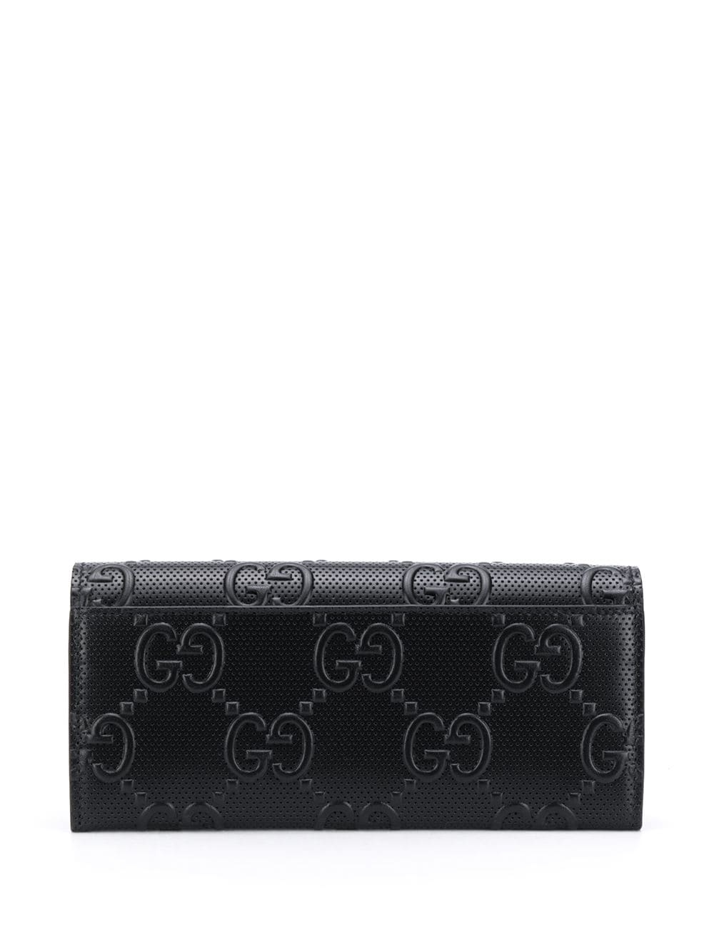 GG embossed wallet  - 2