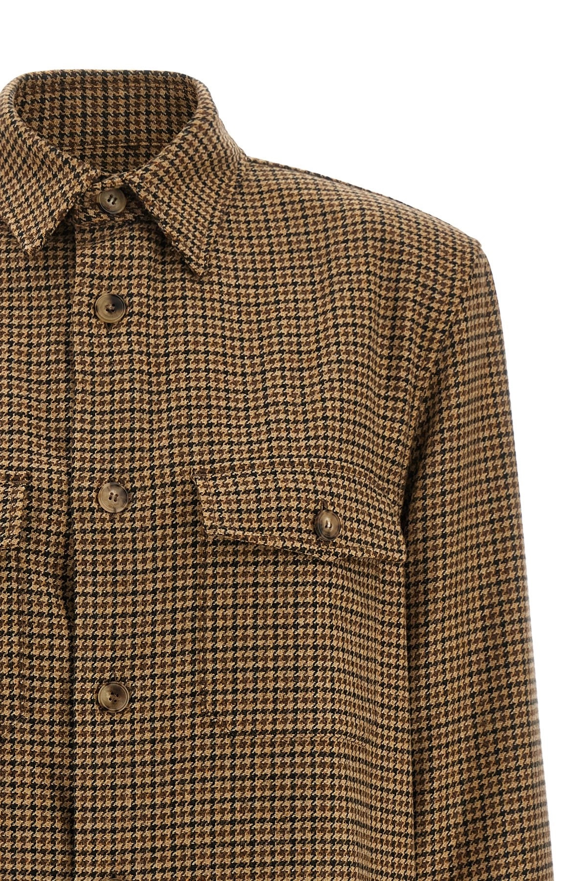 Houndstooth overshirt - 3