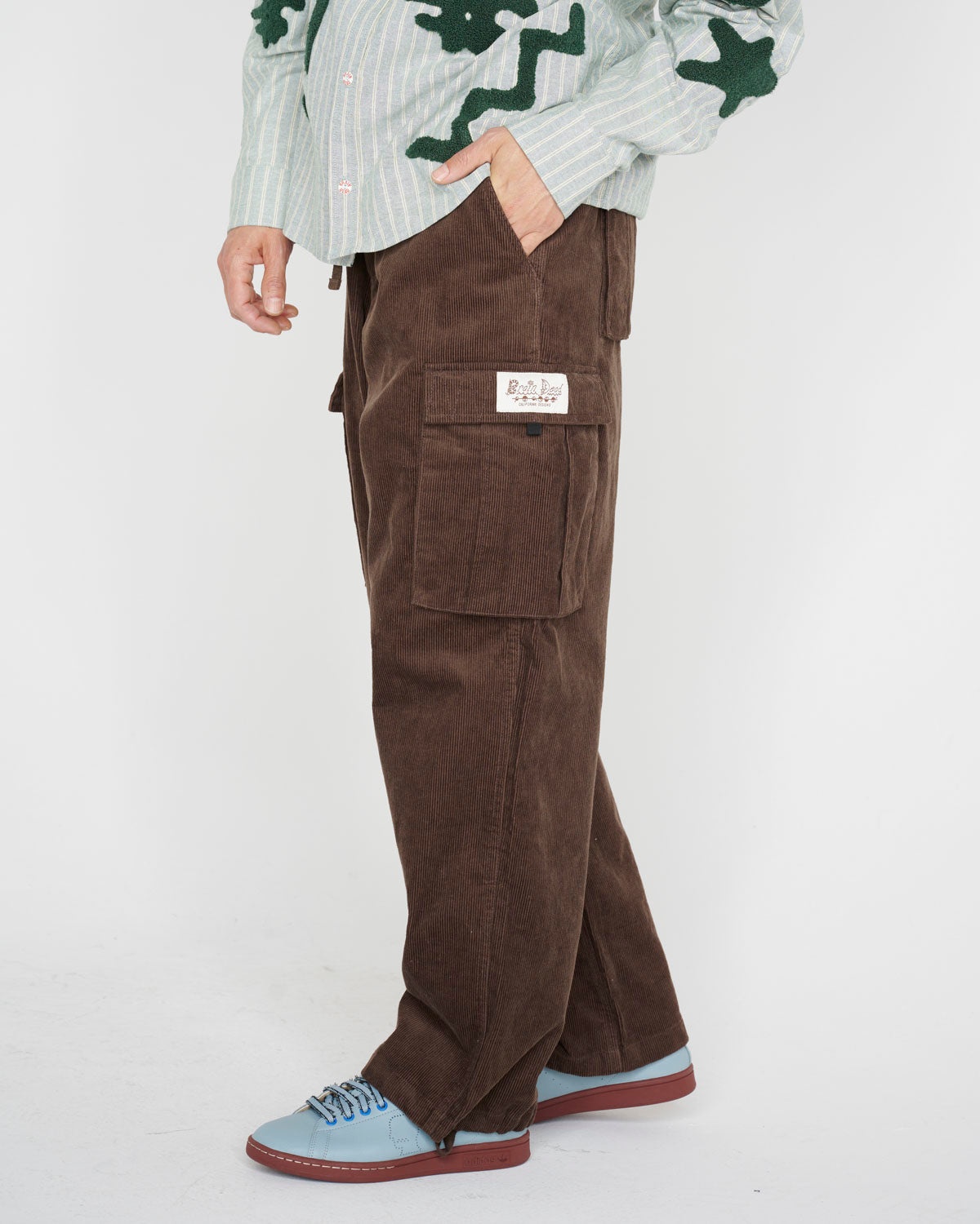 Micro Cord Flight Pant - Brown - 7