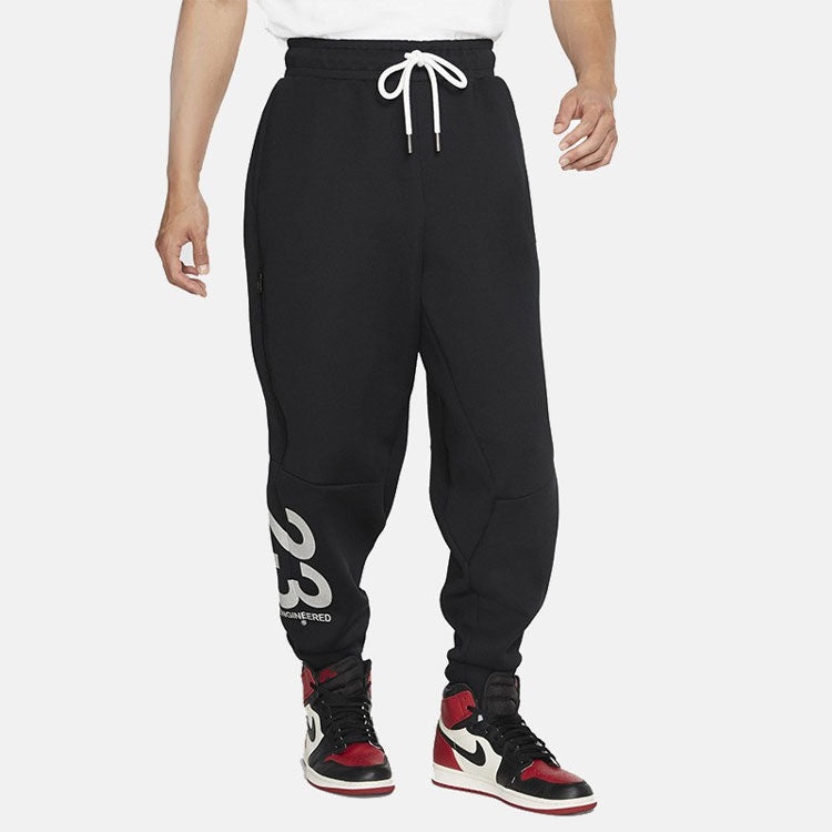 Air Jordan 23 Engineered Fleece Pant For Men Black CD6061-010 - 2