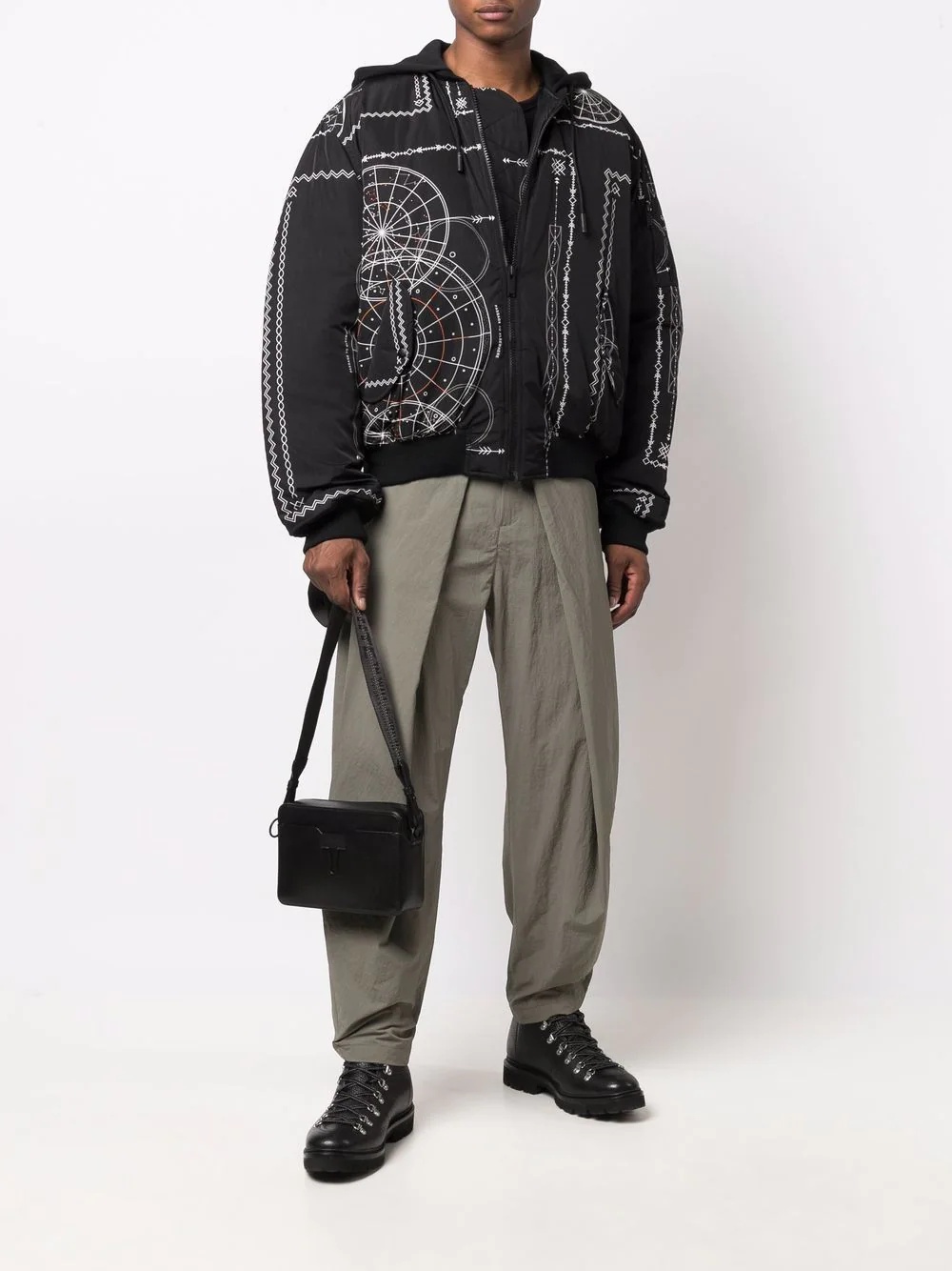 Astral-print bomber jacket - 2