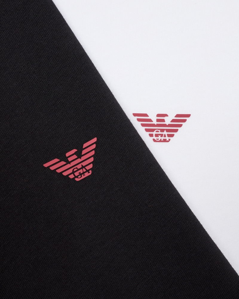 EMPORIO ARMANI TWO-PACK OF PURE COTTON LOUNGEWEAR T-SHIRTS outlook