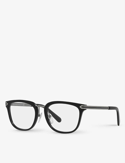 BVLGARI BV3046 square-framed metal and acetate eyeglasses outlook