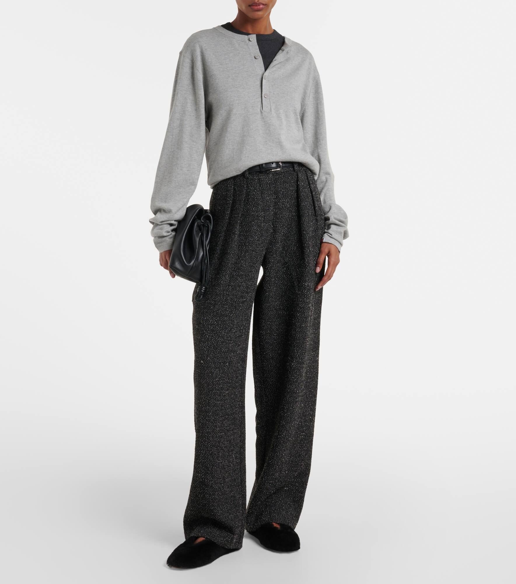 Luna shearling Mary Jane flats - 3