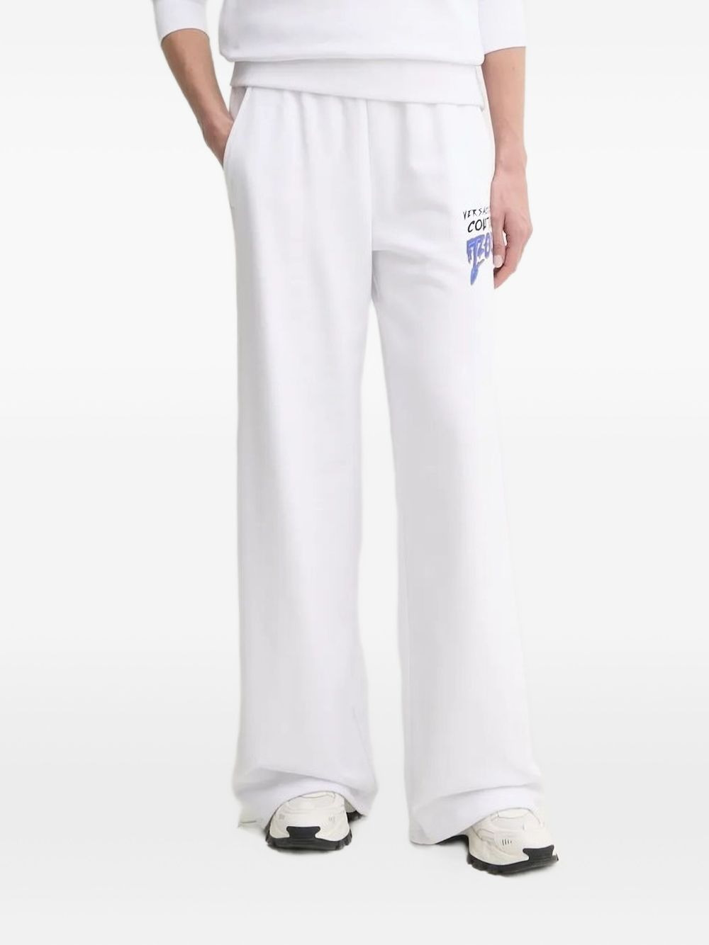 logo-print elasticated-waist track pants - 1