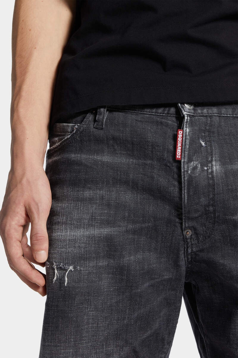 BLACK EASY WASH MARINE SHORTS - 5