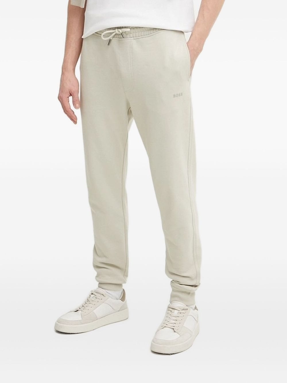 logo-detail drawstring pants - 1