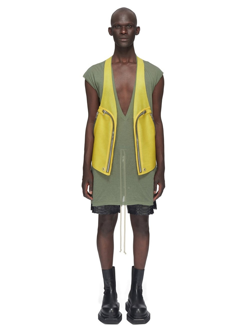 Rick Owens Yellow Bauhaus Vest outlook