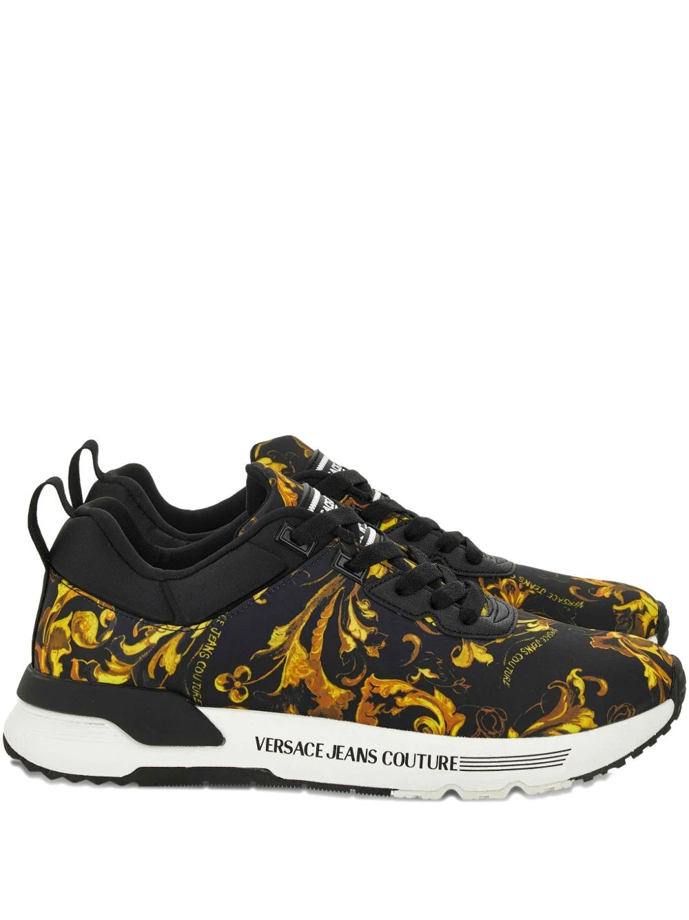 Baroque-print sneakers - 1