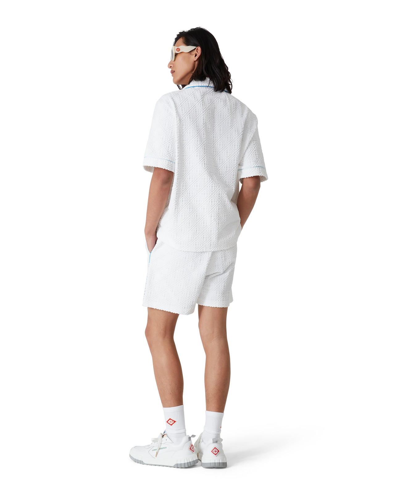 Tennis Stripe Towelling Shirt | Casablanca Paris - 3