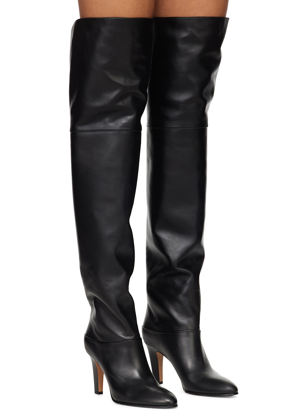 Black Eve Thigh High Boots - 4