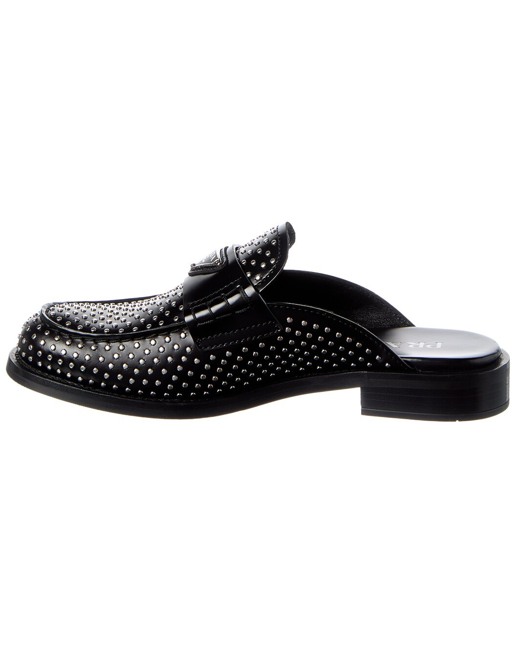 Prada Brushed Leather Mule - 2