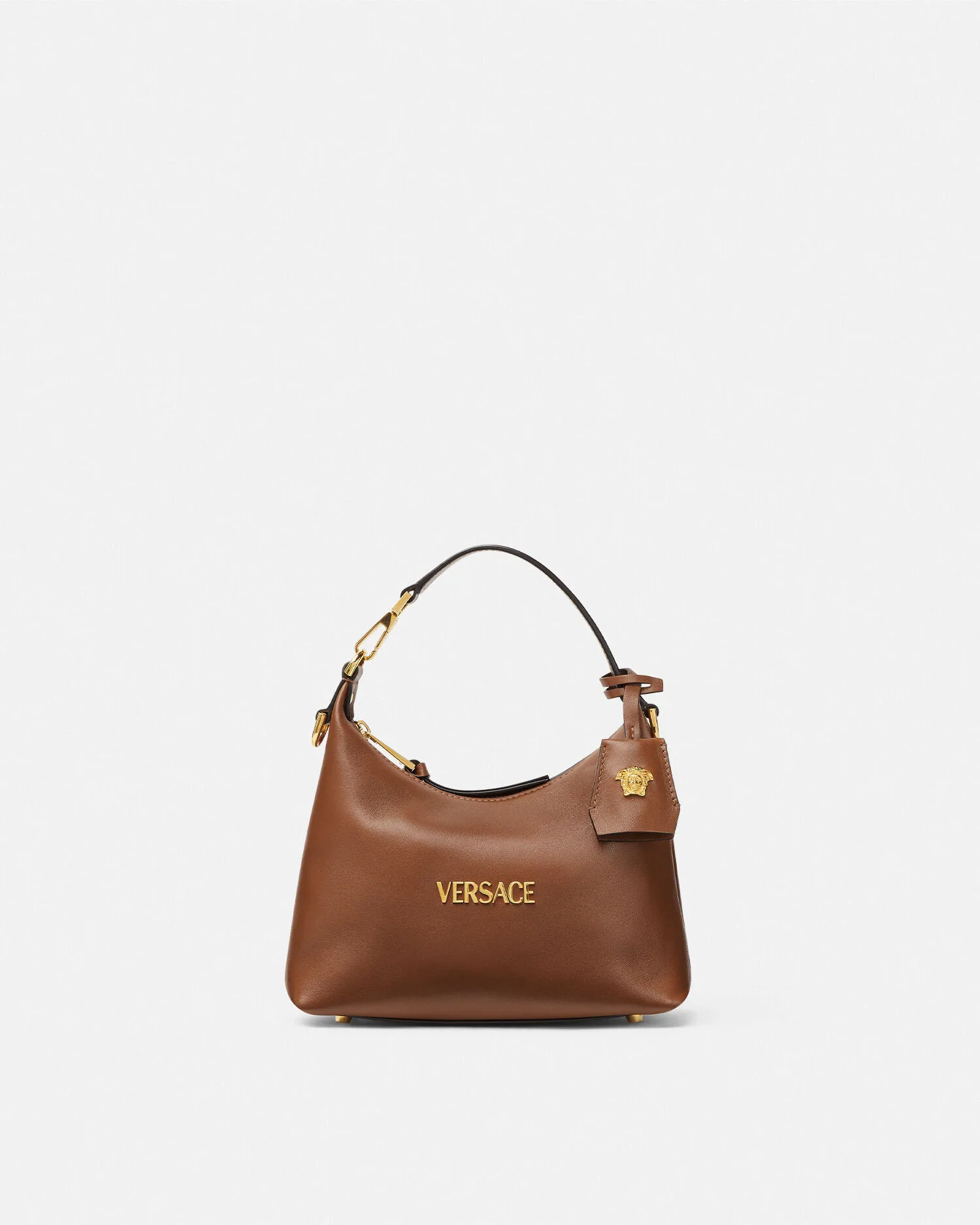 Versace Tag Hobo Handbag - 1