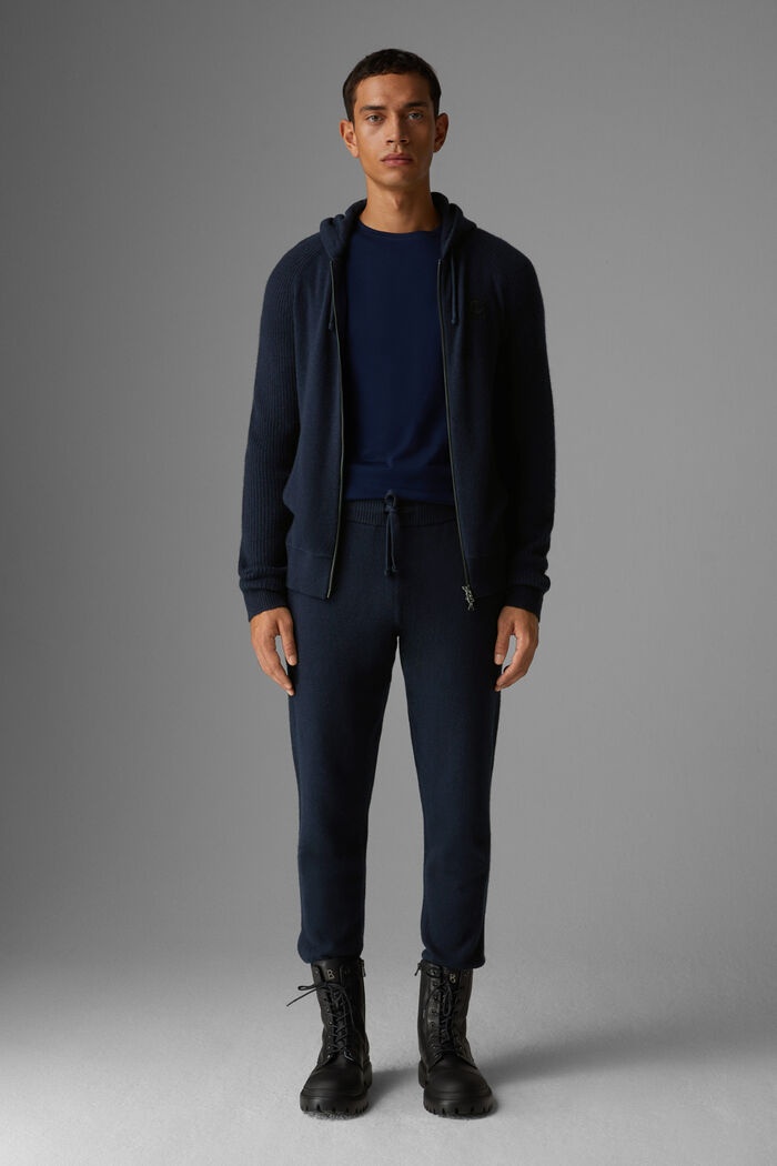 Dundo Knit jogging pants in Navy blue - 4