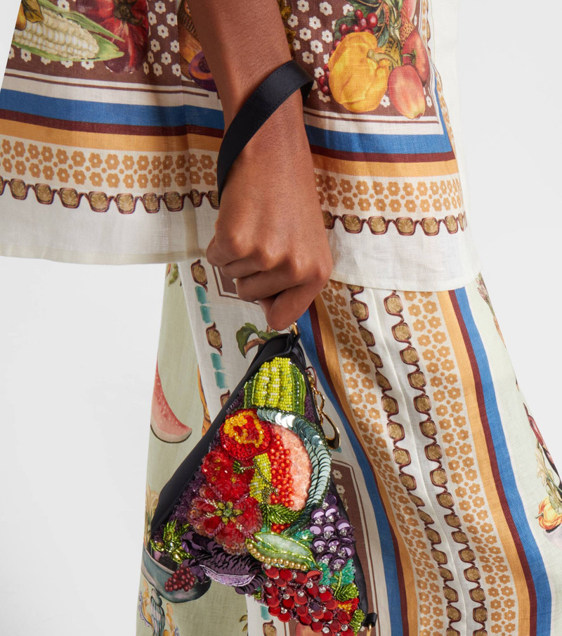 Mercado Small embellished shoulder bag 6