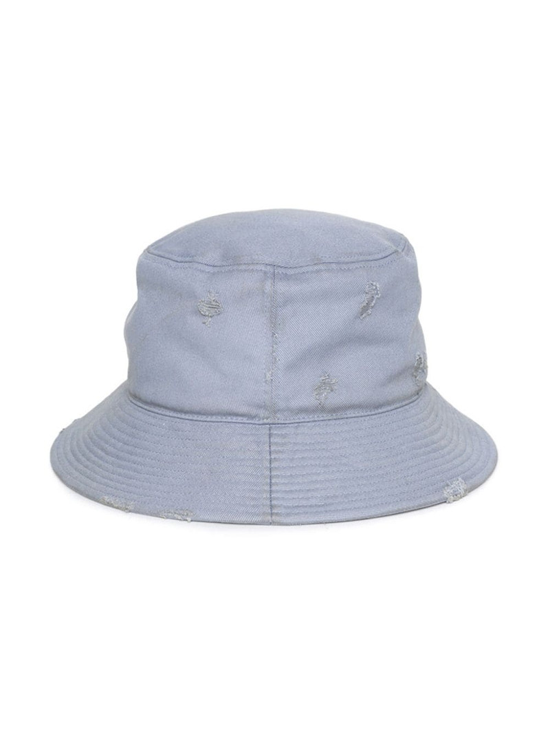 Maison MIHARAYASUHIRO distressed-effect cotton bucket hat outlook