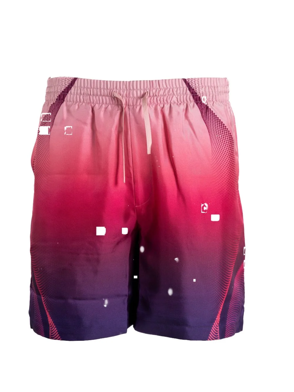 gradient silk shorts - 1