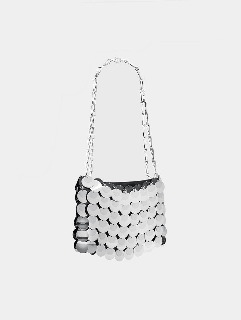 rabanne SPARKLE DISCS SILVER BAG outlook
