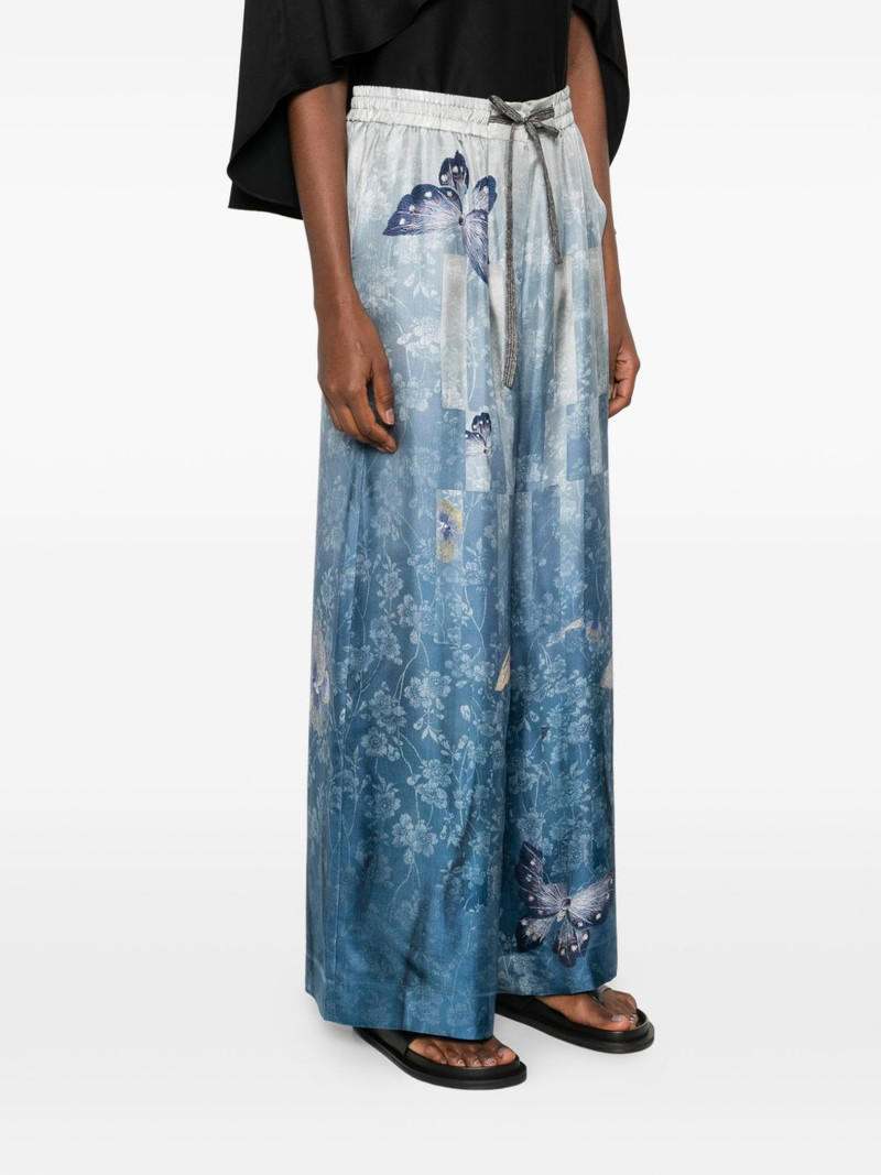 butterfly-print palazzo pants 3