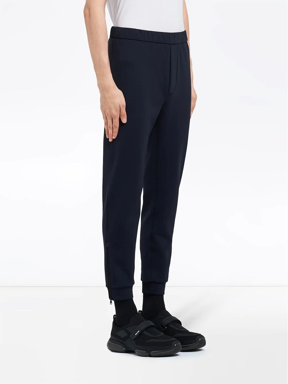 technical fleece track pants - 3