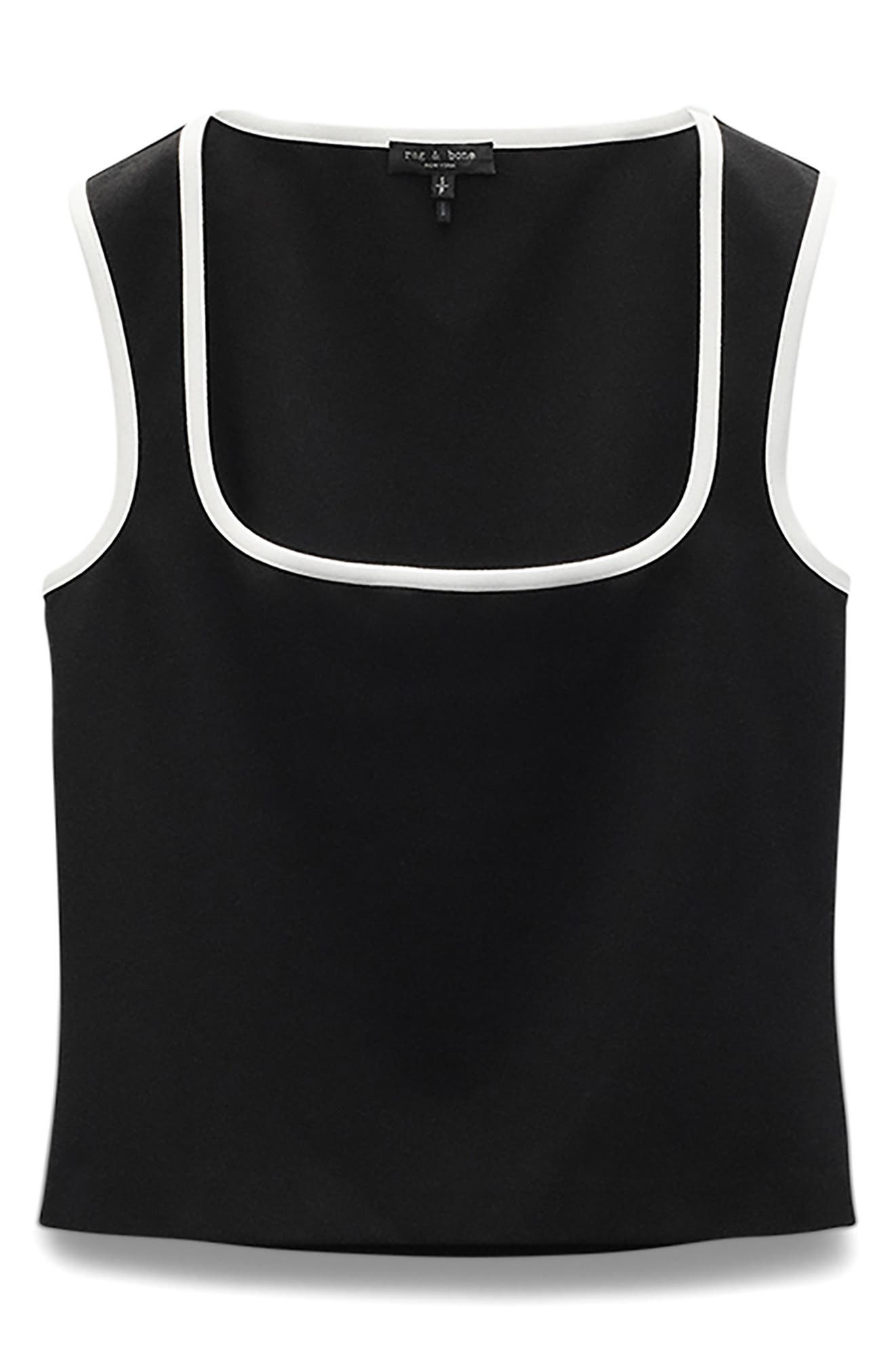 rag & bone Irina Sports Tank in Black at Nordstrom - 4