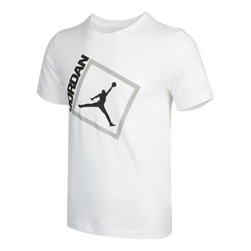 Air Jordan Jumpman Box Ss Leisure Sports Short Sleeve Men's White DA9901-100 - 1