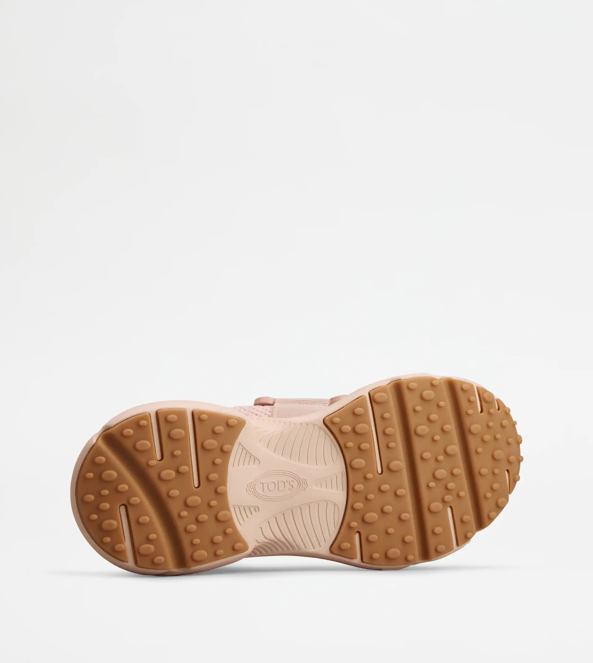 SLIP-ON SNEAKERS IN WOOL-BLEND TECHNICAL FABRIC - PINK - 4