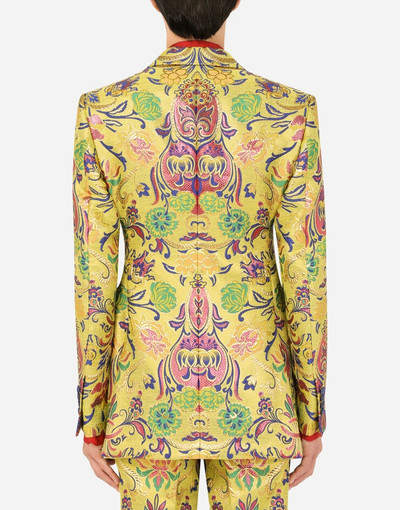 Dolce & Gabbana Floral lurex jacquard Beat-fit jacket outlook