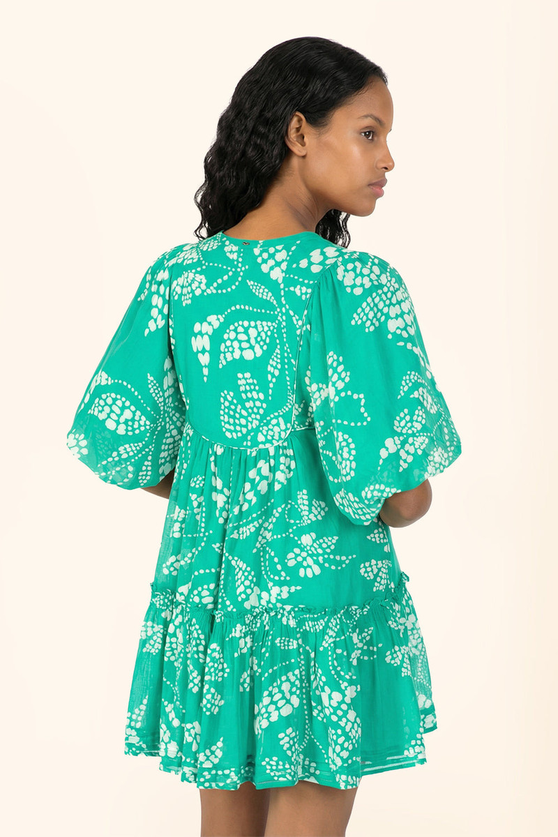 Poupette St Barth Mini Dress Cruz - Mint Austral outlook