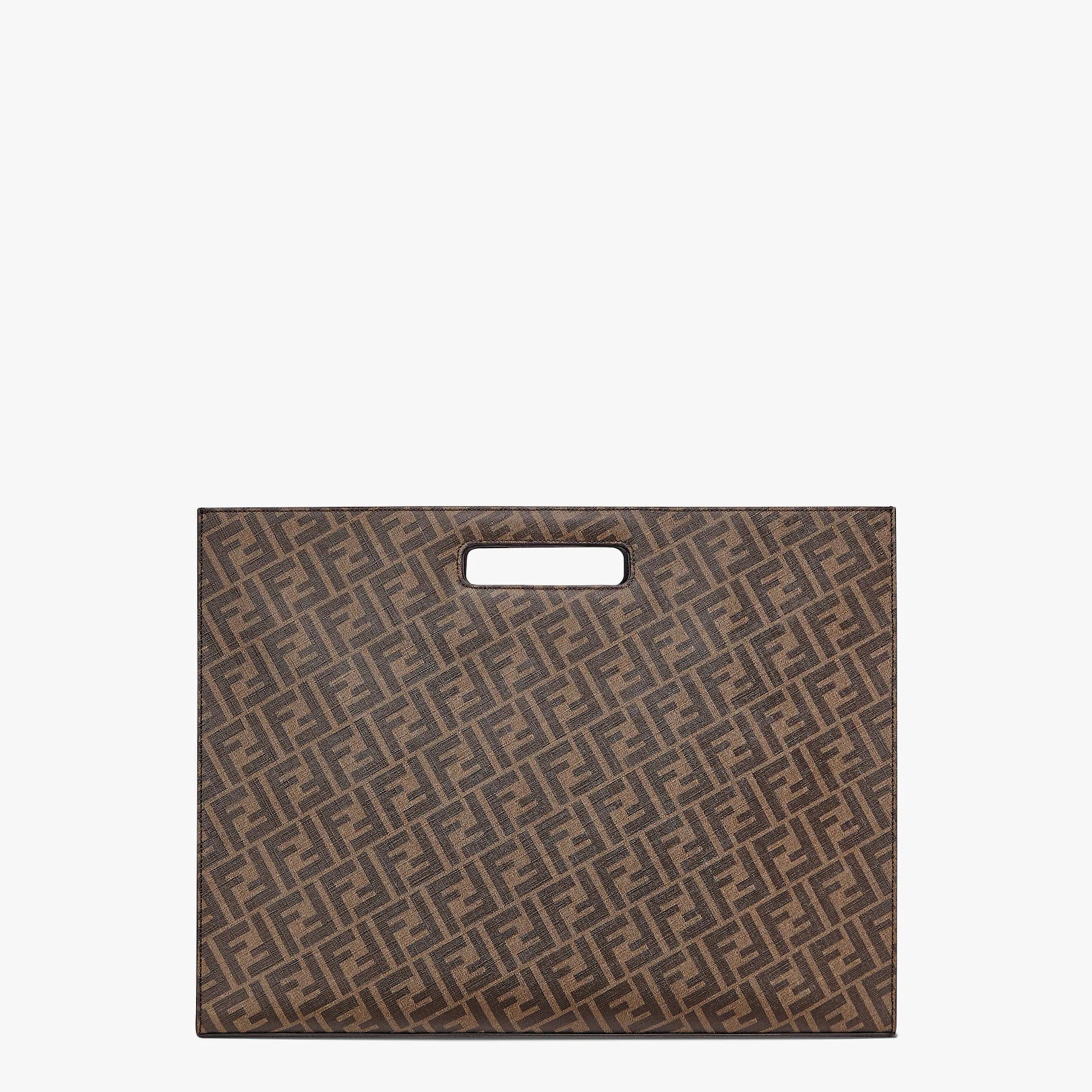 Brown fabric shopping bag - 4