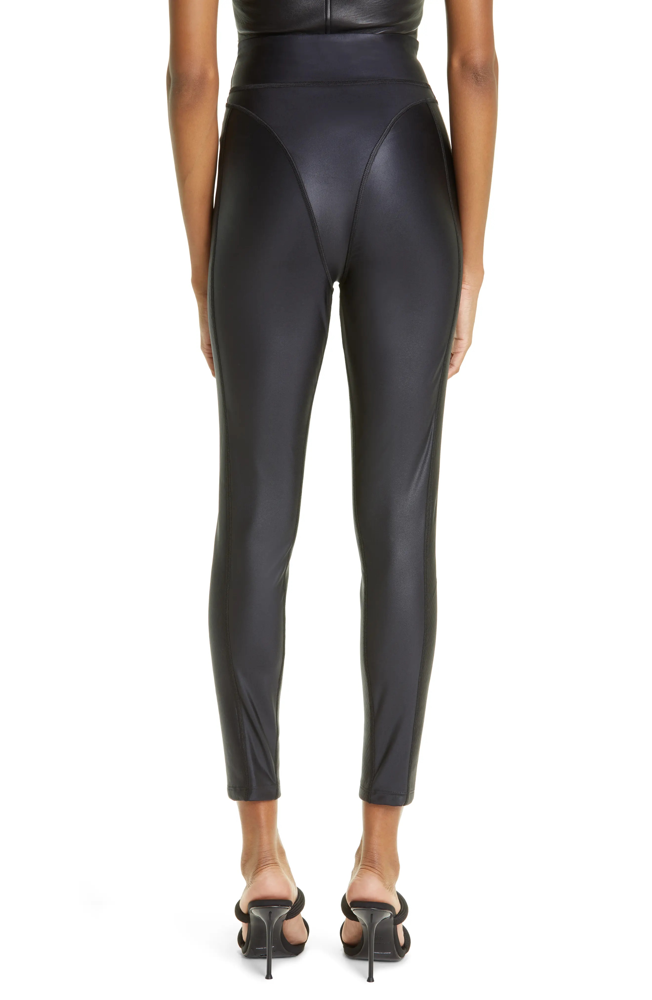 Alexander Wang Active Panty Line Crop High Waist Leggings