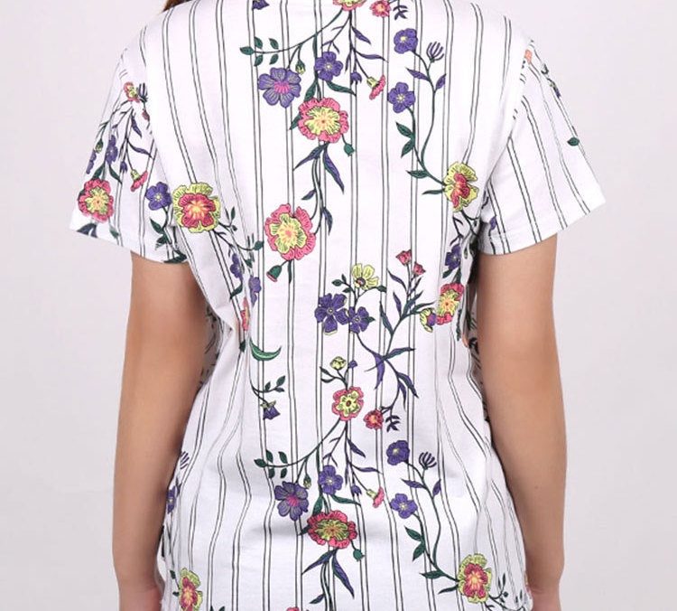 (WMNS) PUMA Logo Short Sleeve TEE White 597470-02 - 3