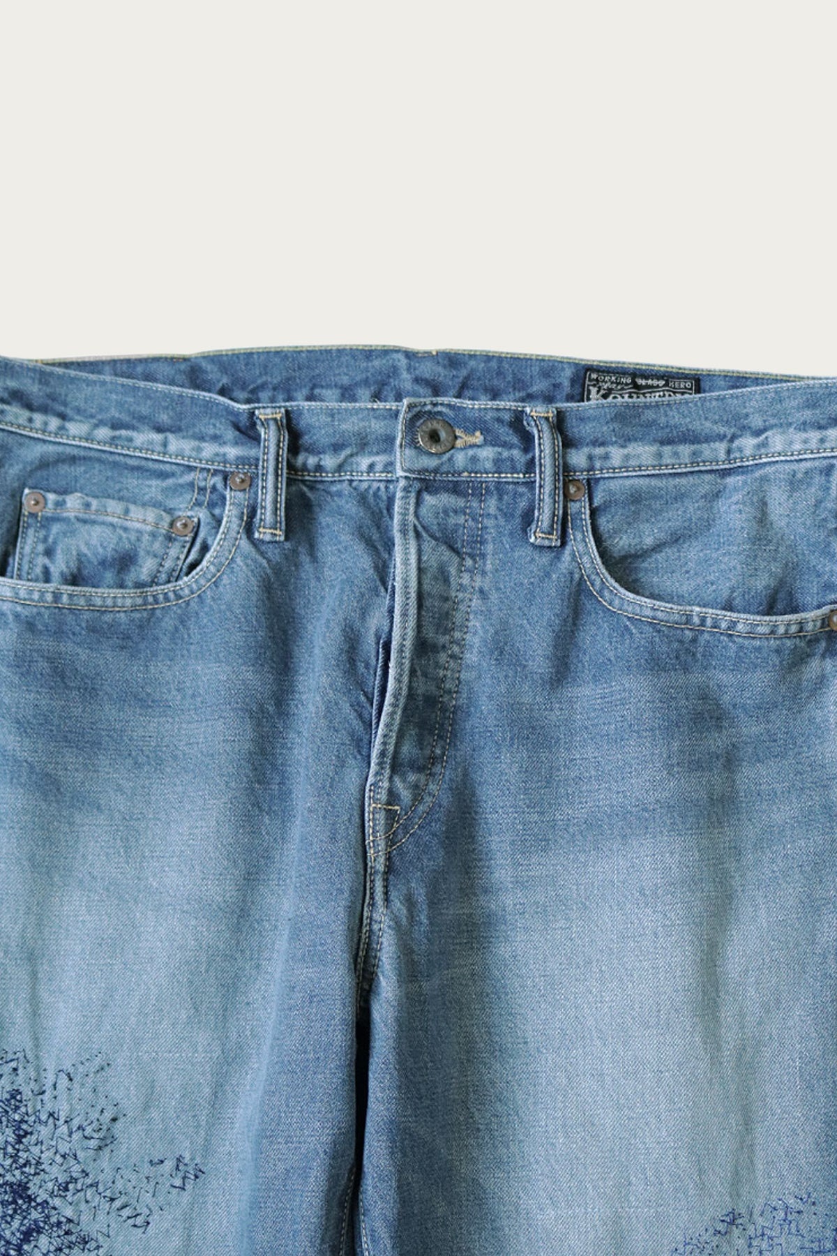 14oz Denim 5P MONKEY CISCO (3YearsFade) - Indigo - 3