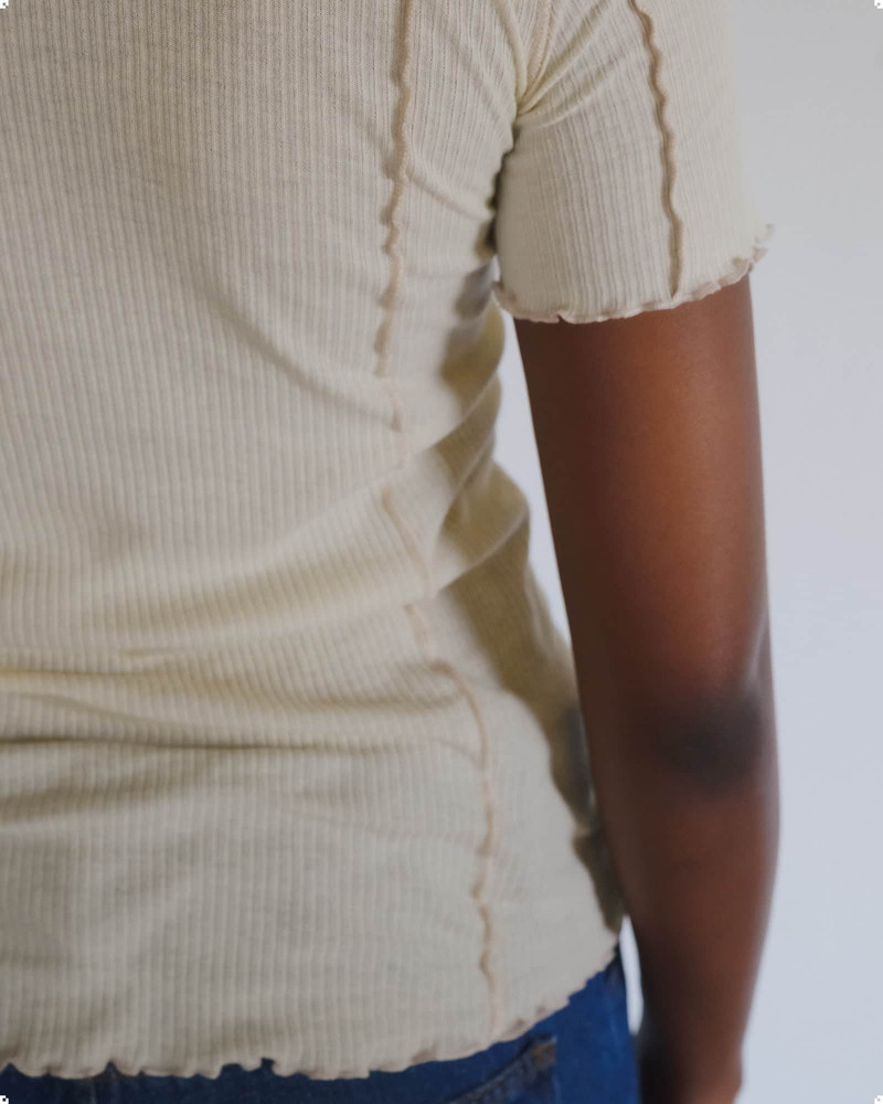 Omato Polo Tee Shirt - Organic Cotton Rib 7