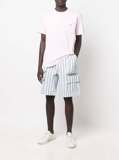 Maison Kitsuné striped deck shorts outlook