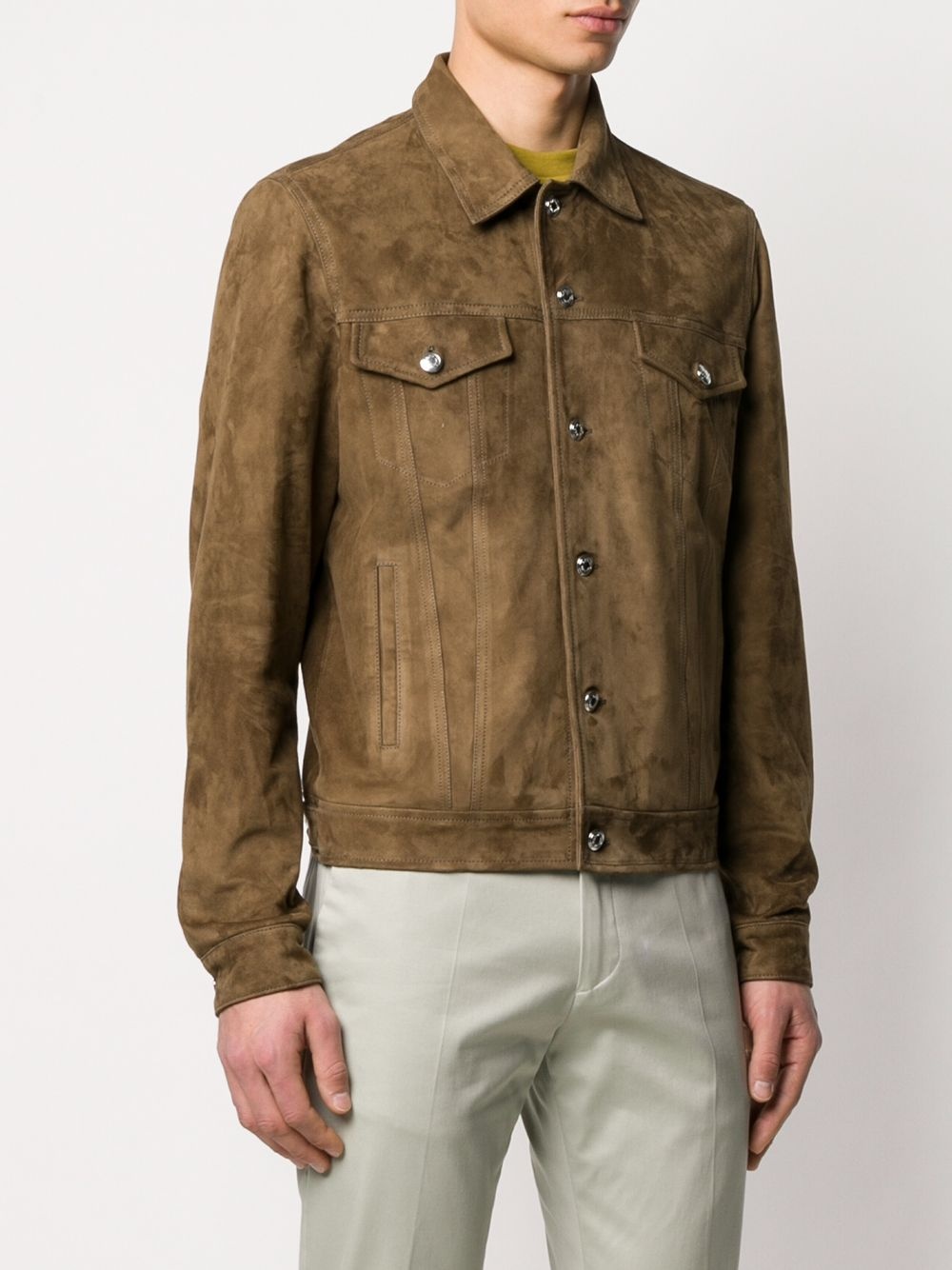 suede short jacket - 3