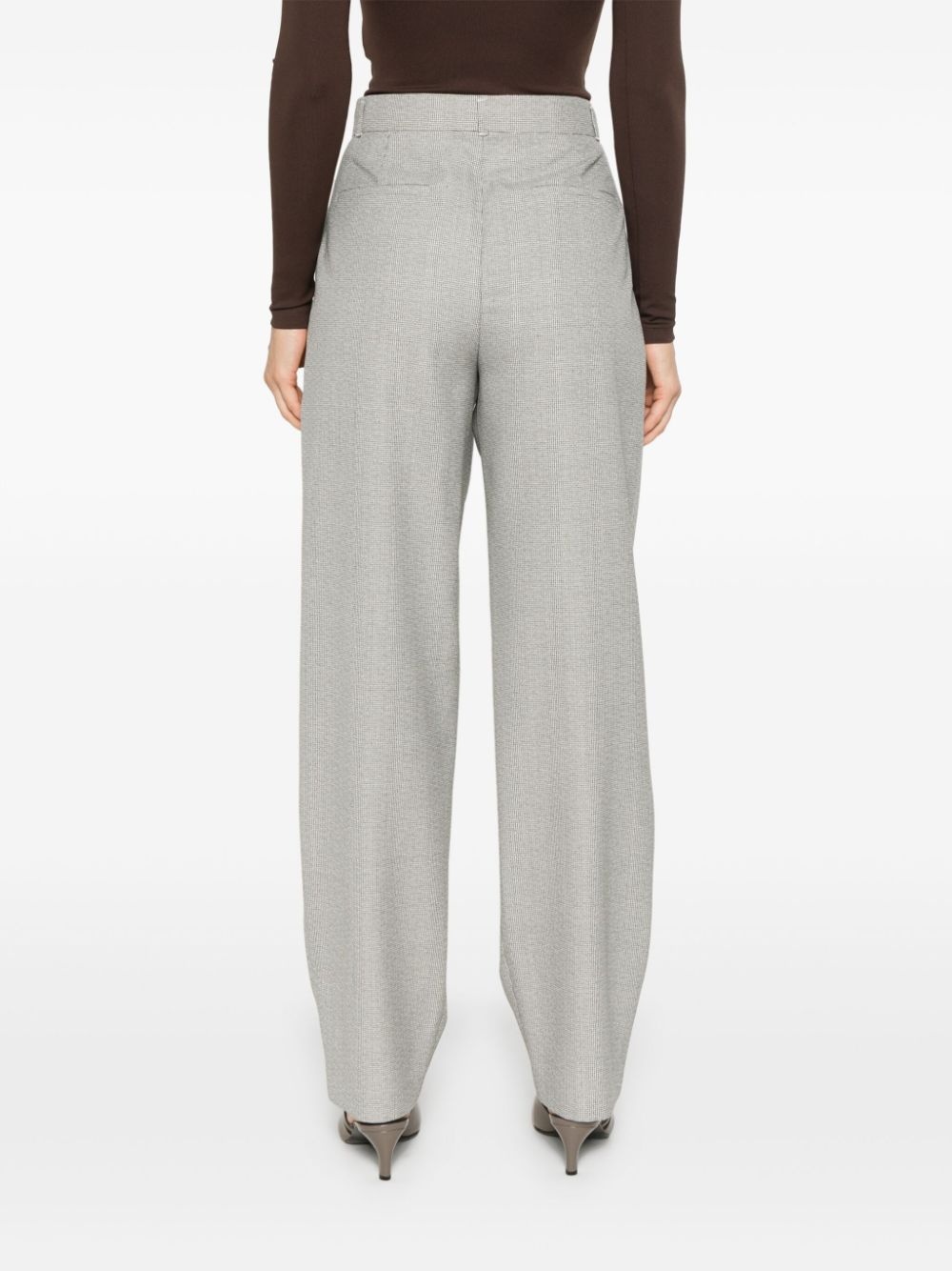 micro check trousers - 4